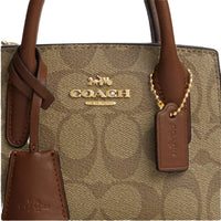 COACH Andrea Mini Carryall In Signature Canvas "Khaki" - Bagistaofficial