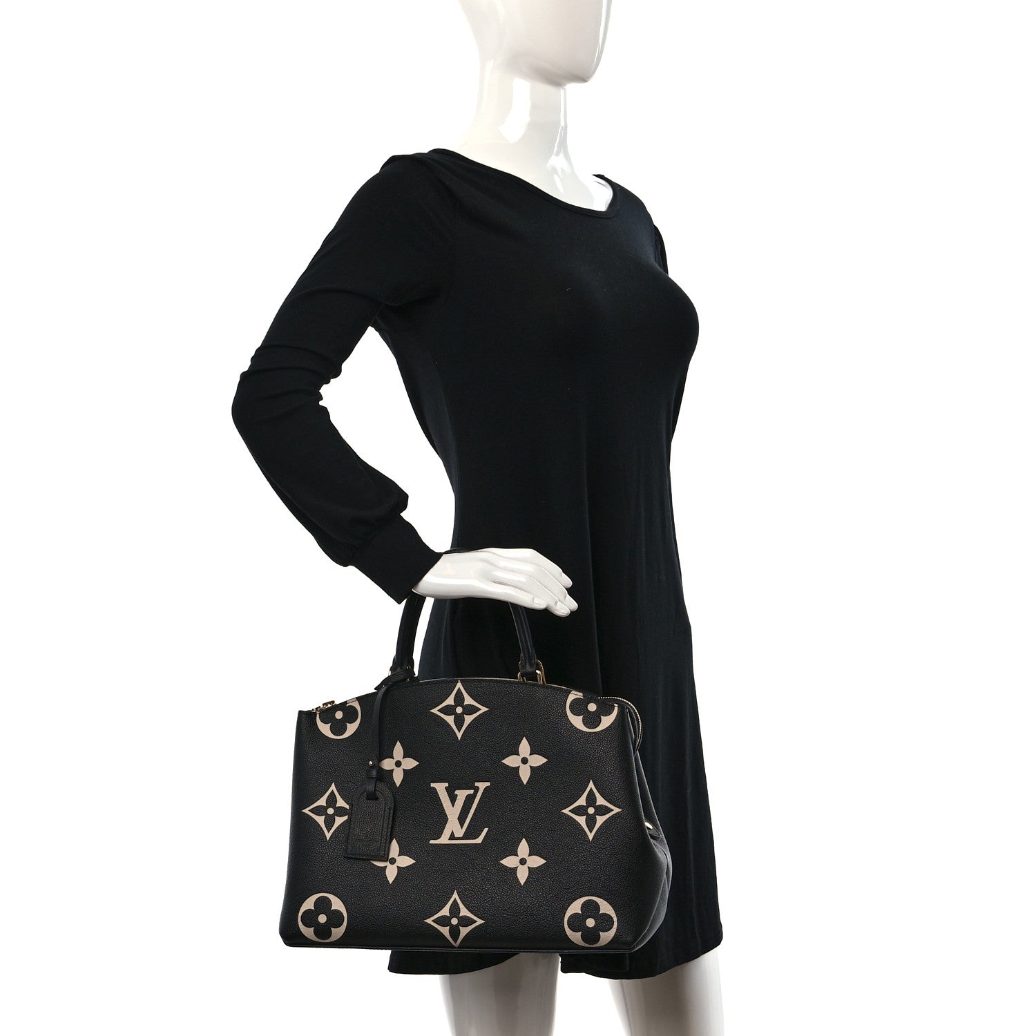 LOUIS VUITTON Empreinte Monogram Giant Petit Palais "Black Beige" - Bagistaofficial