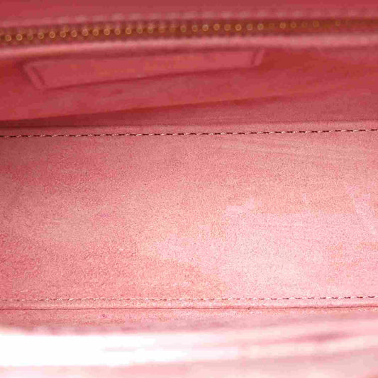 Christian Dior  Patent Cannage Mini Lady Dior Pink