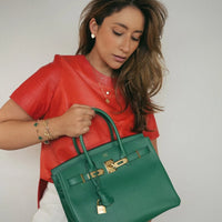 Hermes Birkin Togo Sellier Vert Green Leather