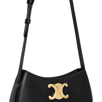 CELINE Tilly Bag In Shiny Calfskin "Black" - Bagistaofficial