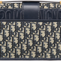 Dior 30 Montaigne bag Oblique Jacquard "Blue" - Bagistaofficial