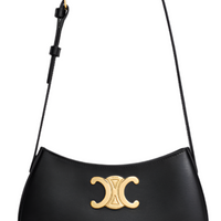 CELINE Tilly Bag In Shiny Calfskin "Black" - Bagistaofficial