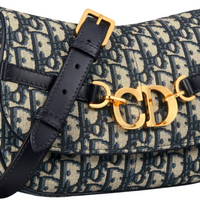 Dior Oblique Jacquard Small CD Besace Bag "Blue" - Bagistaofficial