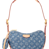 LOUIS VUITTON Monogram Denim Croissant MM "Blue" - Bagistaofficial