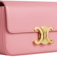 CELINE Shoulder Bag Claude In Natural Calfskin "Pink" - Bagistaofficial