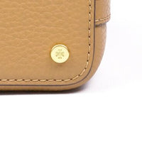 Tory Burch Britten Leather Crossbody Bag "Tiramisu" - Bagistaofficial