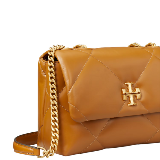 Tory Burch Kira quilted shoulder bag "Tan" - Bagistaofficial