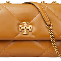 Tory Burch Kira quilted shoulder bag "Tan" - Bagistaofficial
